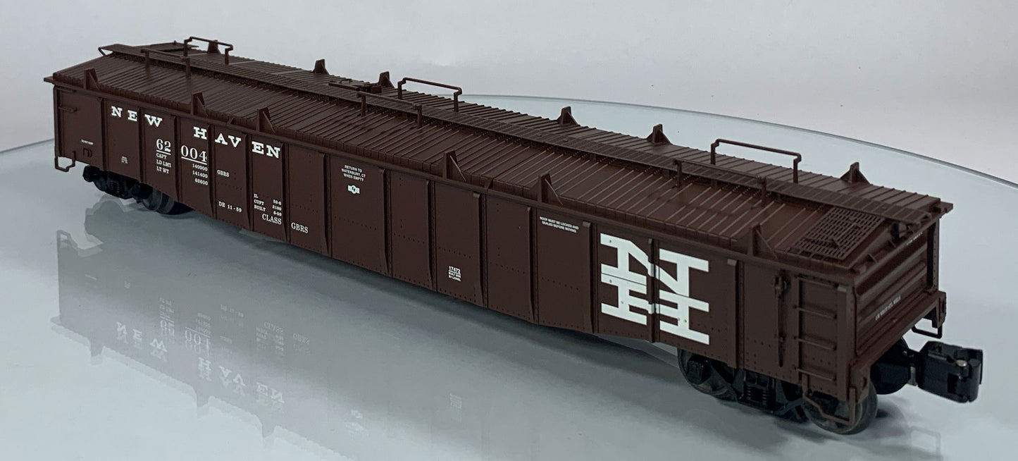 LIONEL • O GAUGE • 2005 New Haven PS-5 Gondola w Covers 6-17472 • NEW OLD STOCK