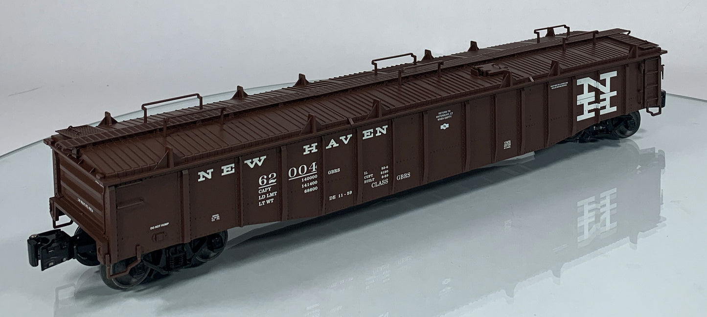 LIONEL • O GAUGE • 2005 New Haven PS-5 Gondola w Covers 6-17472 • NEW OLD STOCK