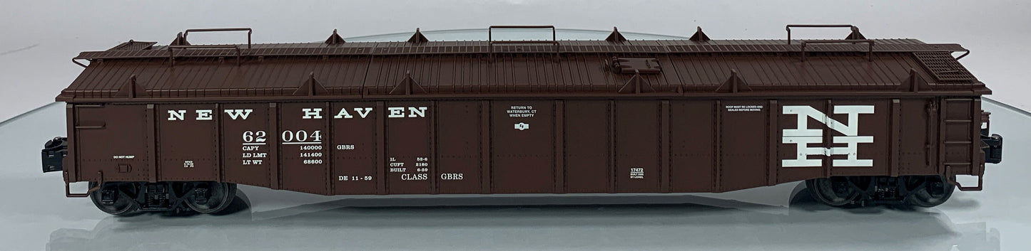 LIONEL • O GAUGE • 2005 New Haven PS-5 Gondola w Covers 6-17472 • NEW OLD STOCK