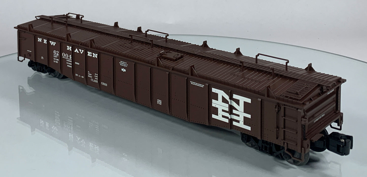 LIONEL • O GAUGE • 2005 New Haven PS-5 Gondola w Covers 6-17472 • NEW OLD STOCK
