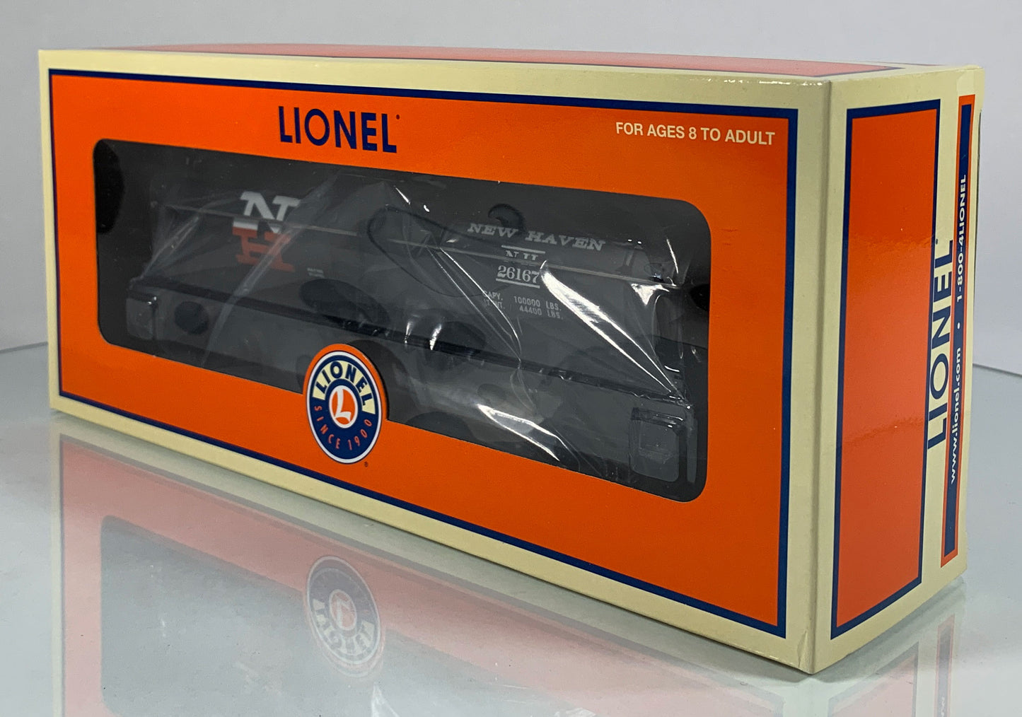 LIONEL • O GAUGE • 2005 New Haven Single Dome Tank Car 6-26167 • NEW OLD STOCK
