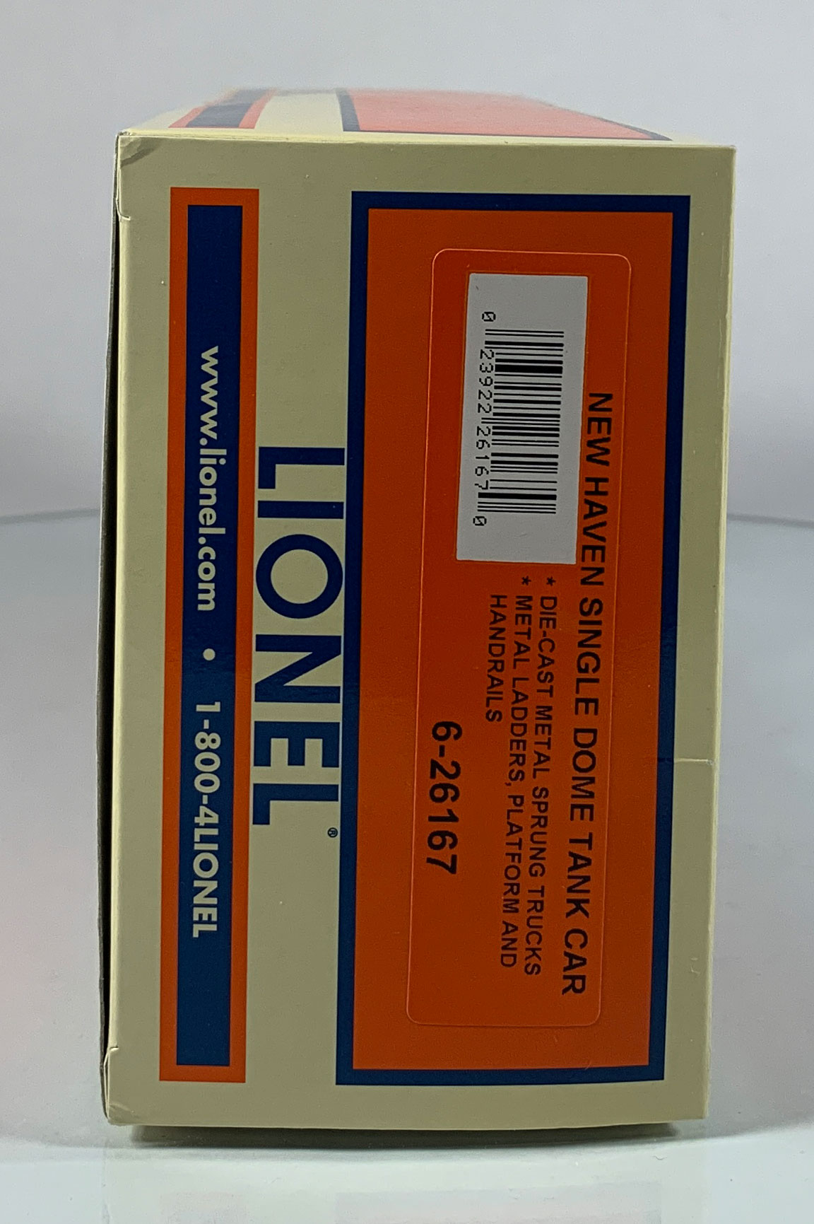 LIONEL • O GAUGE • 2005 New Haven Single Dome Tank Car 6-26167 • NEW OLD STOCK
