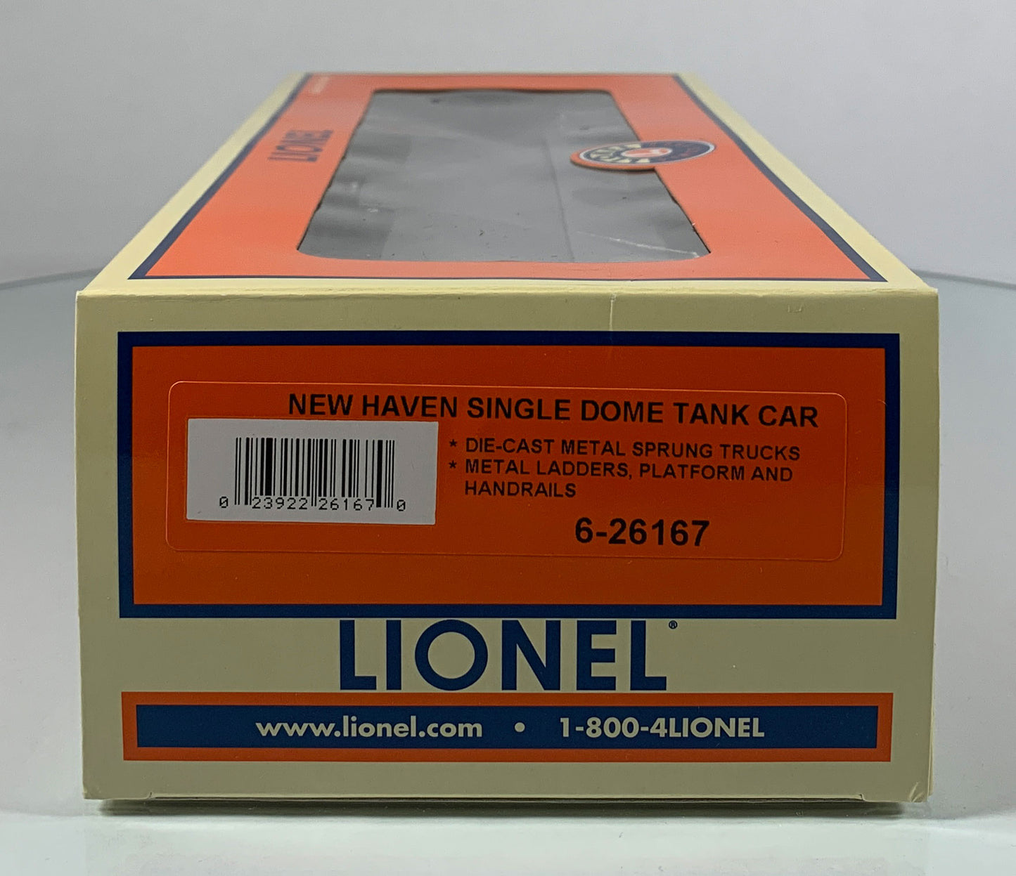 LIONEL • O GAUGE • 2005 New Haven Single Dome Tank Car 6-26167 • NEW OLD STOCK