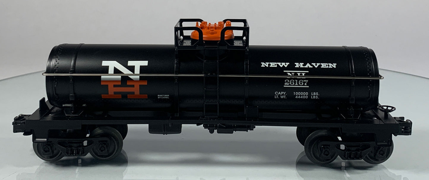 LIONEL • O GAUGE • 2005 New Haven Single Dome Tank Car 6-26167 • NEW OLD STOCK