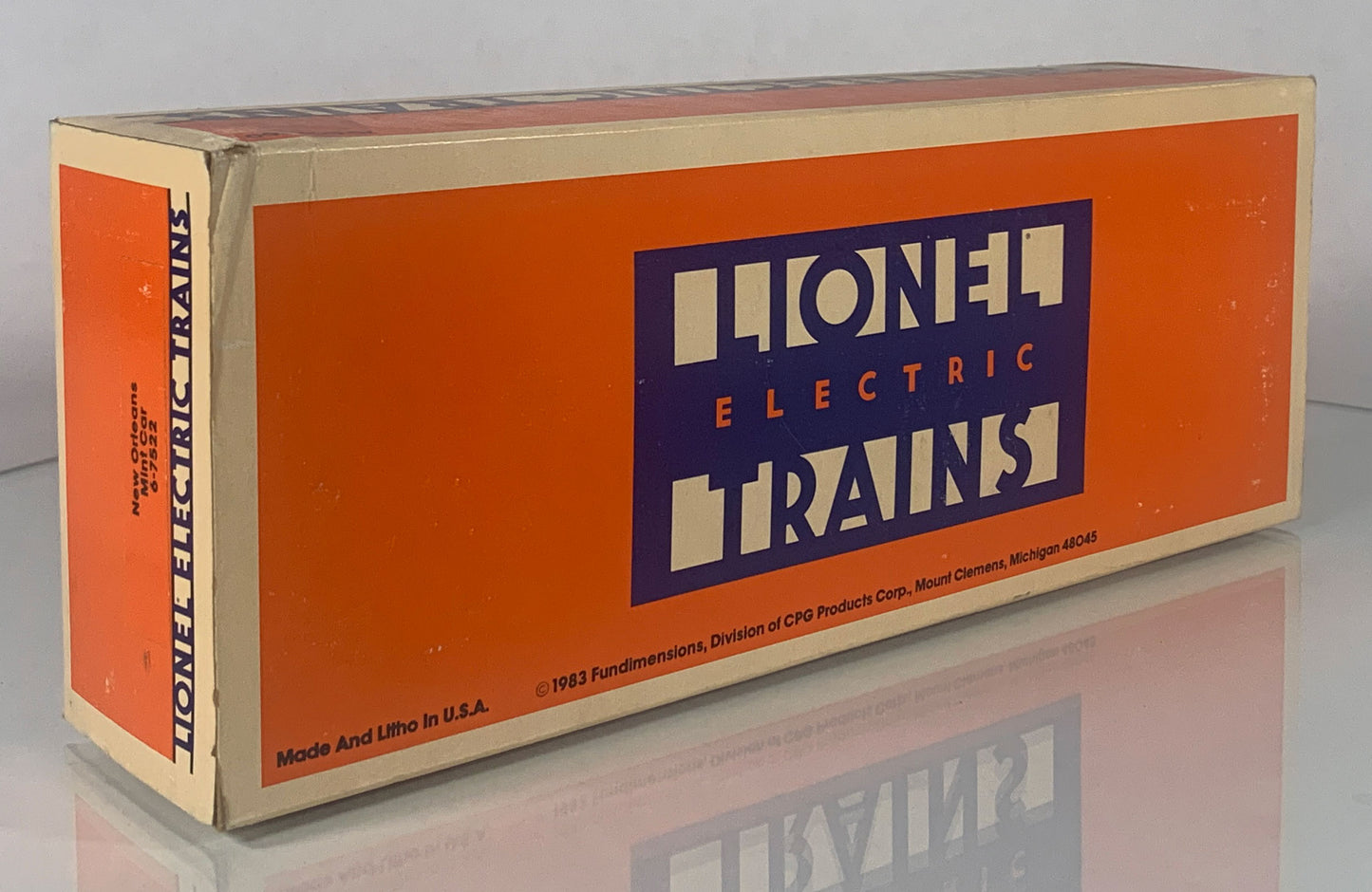 LIONEL • O GAUGE • 1984 New Orleans Mint Car 6-7522 • NEW OLD STOCK