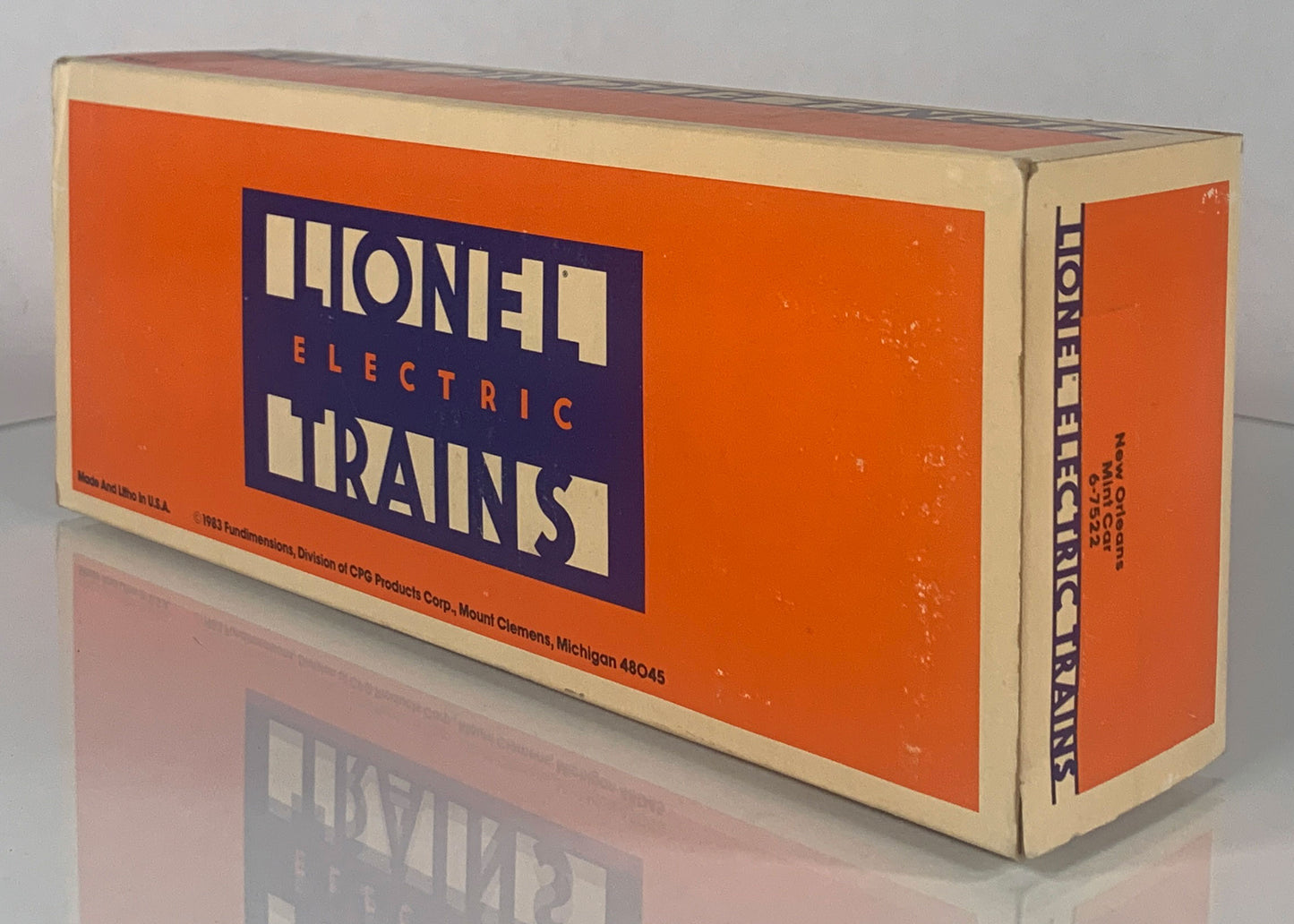 LIONEL • O GAUGE • 1984 New Orleans Mint Car 6-7522 • NEW OLD STOCK