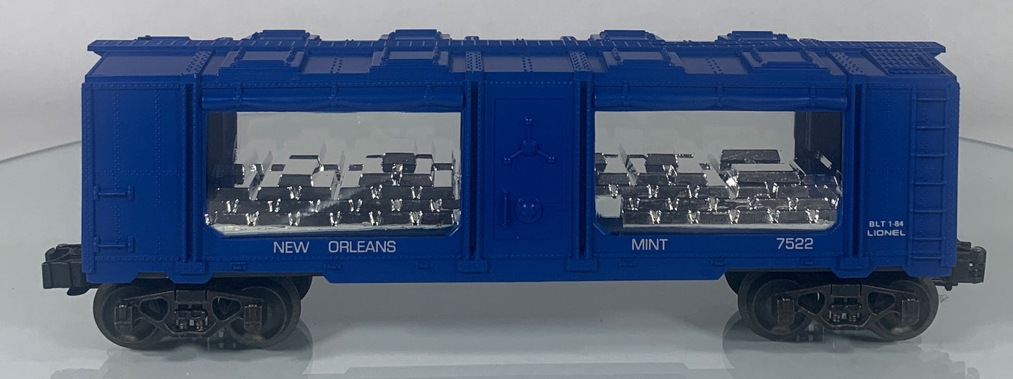 LIONEL • O GAUGE • 1984 New Orleans Mint Car 6-7522 • NEW OLD STOCK