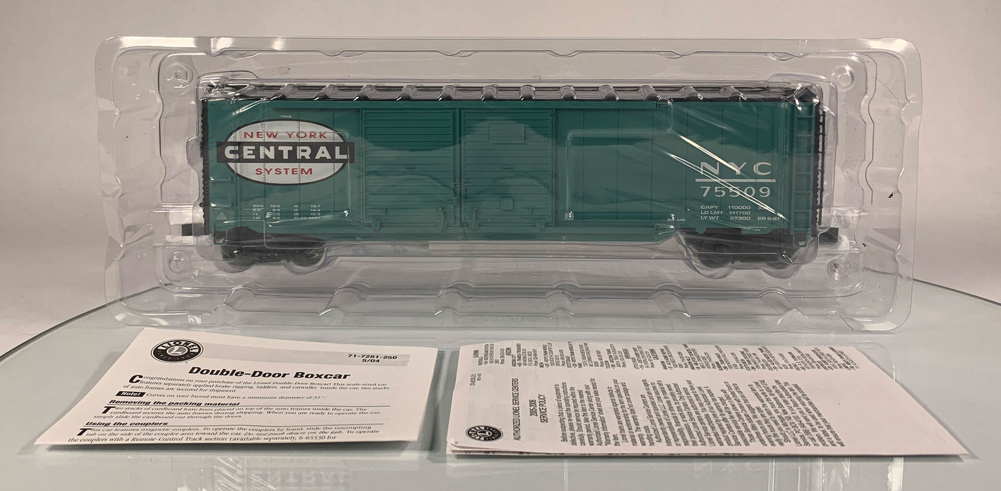 LIONEL • STD O GAUGE • 2005 New York Central Double Door Boxcar 6-27203 • NEW OLD STOCK