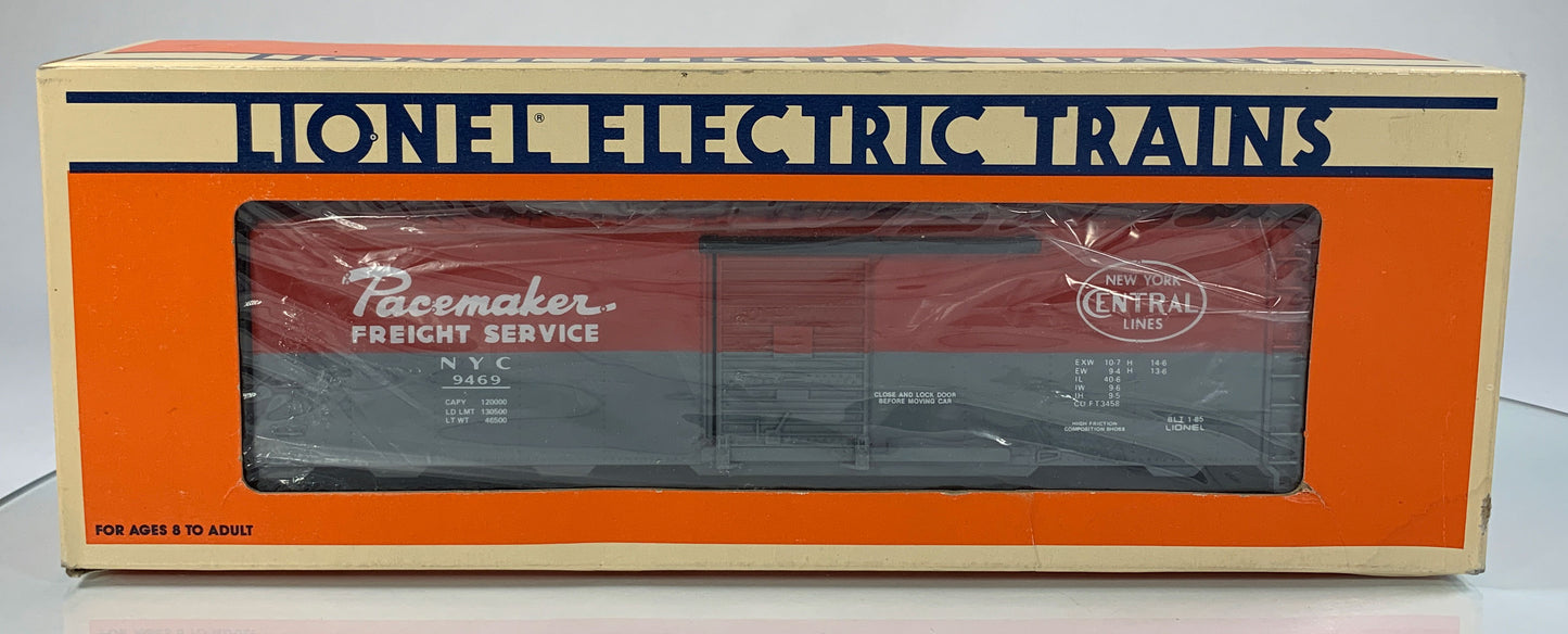 LIONEL • STD O GAUGE • 1985 New York Central Pacemaker Boxcar 6-9469 • NEW OLD STOCK
