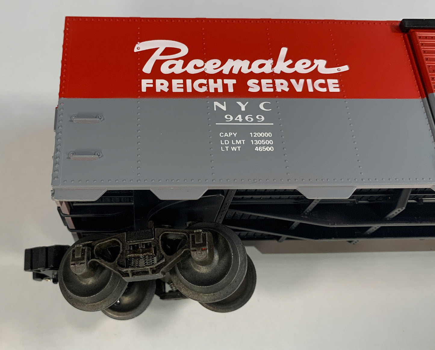 LIONEL • STD O GAUGE • 1985 New York Central Pacemaker Boxcar 6-9469 • NEW OLD STOCK