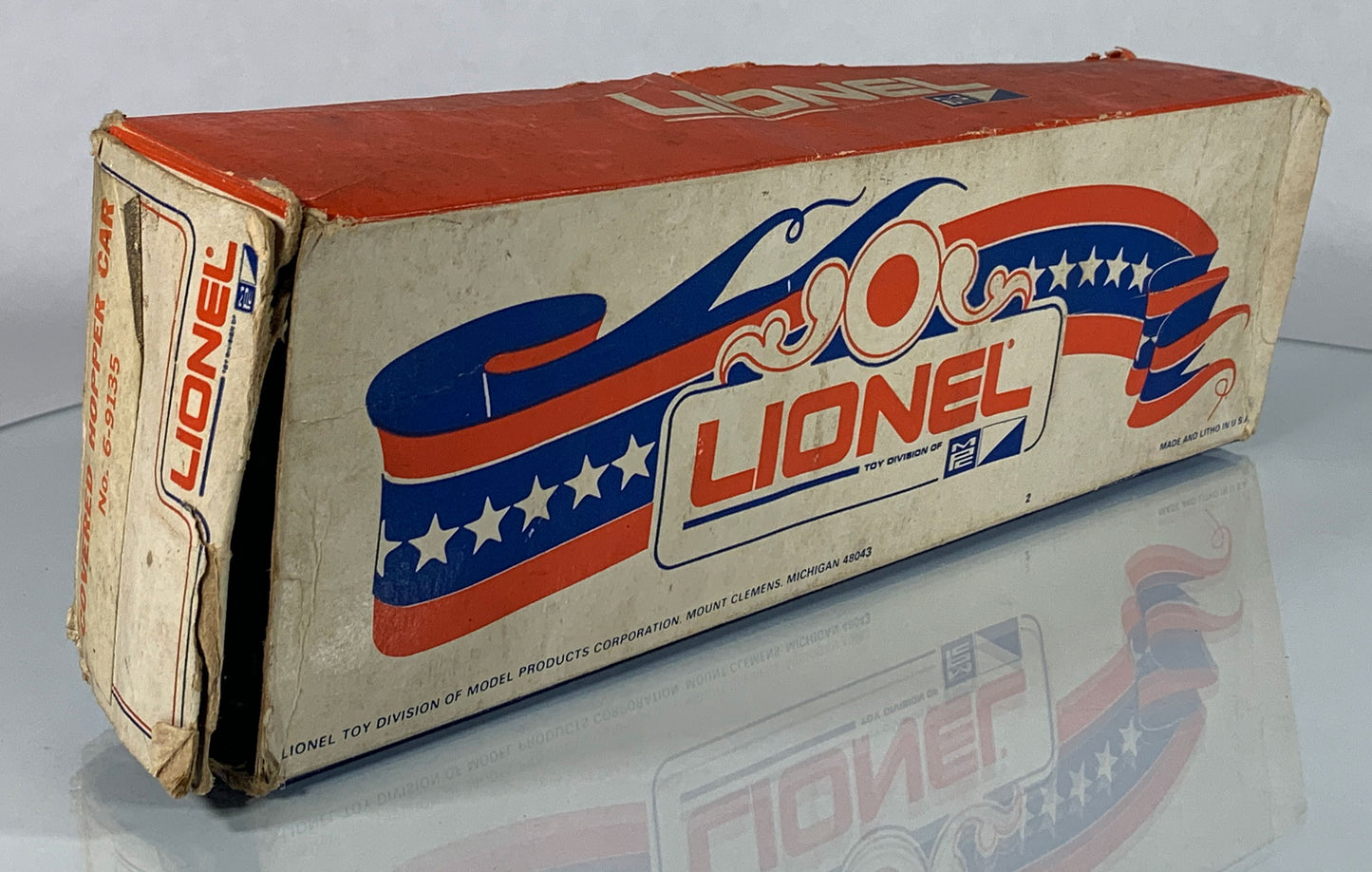 LIONEL • O GAUGE • 1970 Norfolk & Western Covered Hopper 6-9135 • GREAT COND