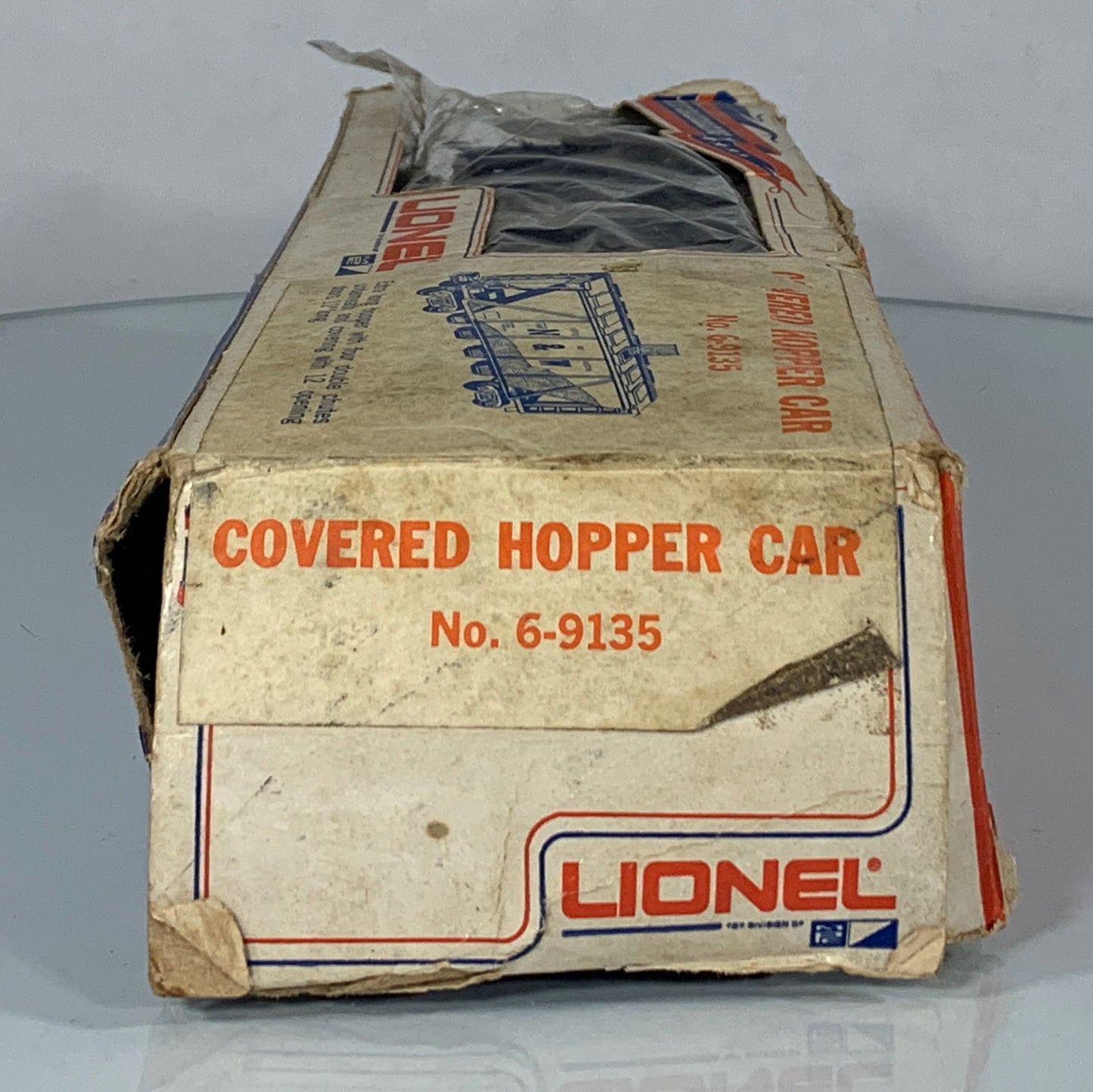 LIONEL • O GAUGE • 1970 Norfolk & Western Covered Hopper 6-9135 • GREAT COND