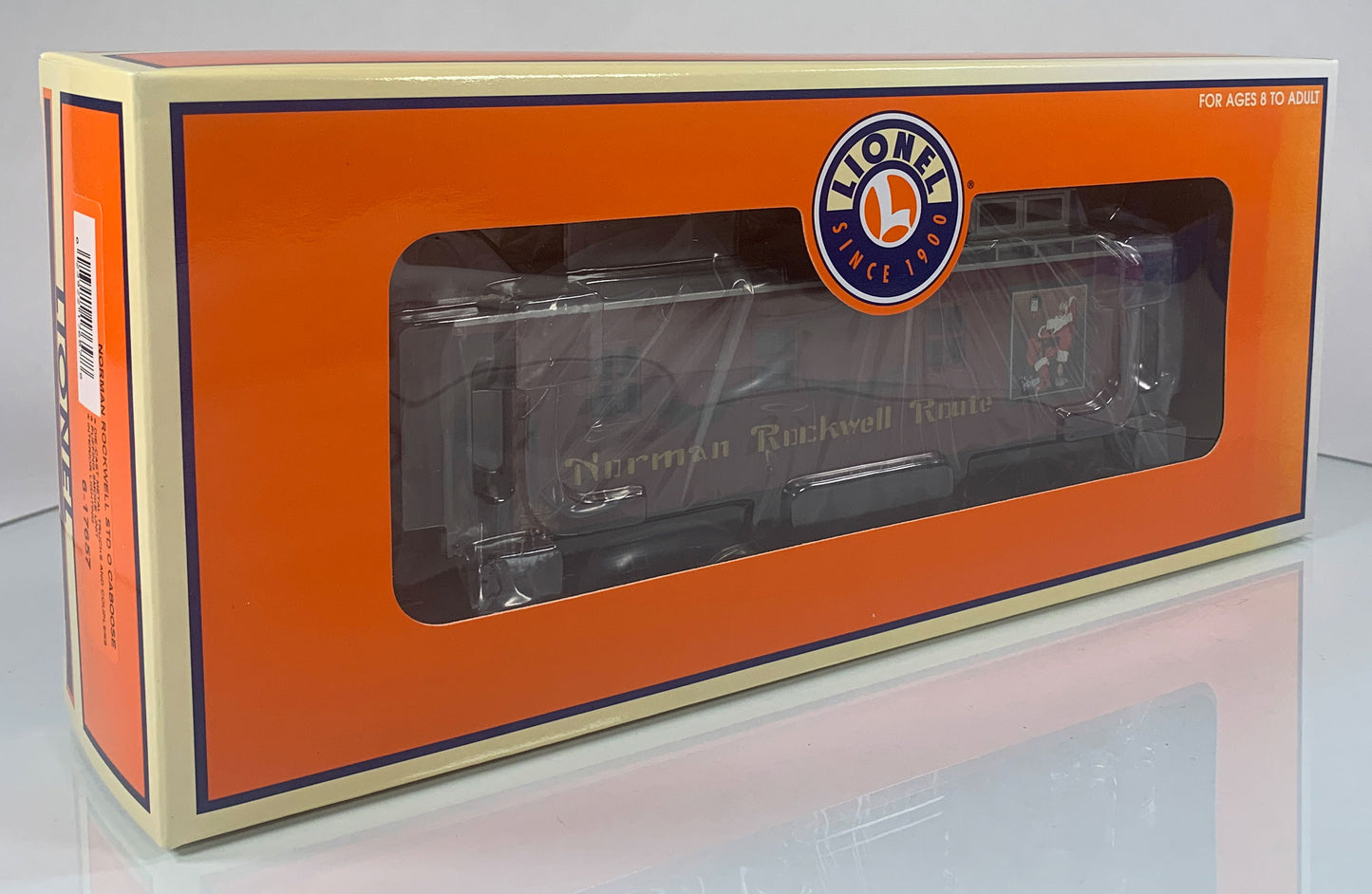 LIONEL • STD O GAUGE • 2003 Norman Rockwell Illuminated Caboose 6-17657 • NEW OLD STOCK