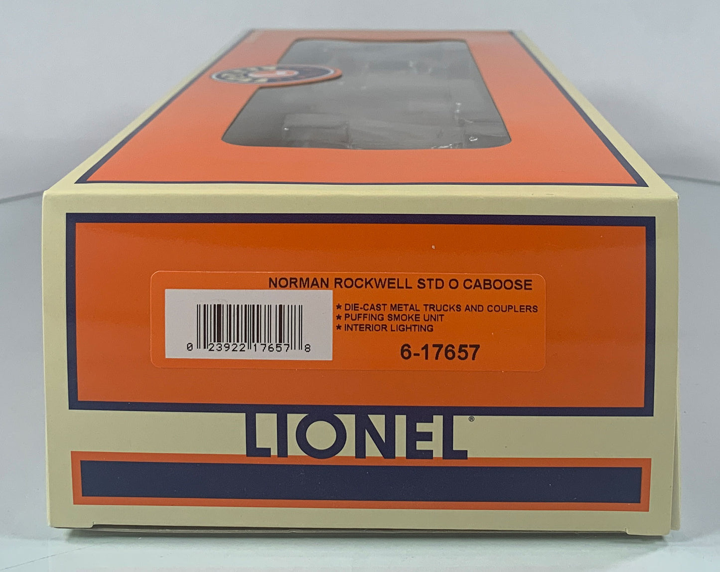 LIONEL • STD O GAUGE • 2003 Norman Rockwell Illuminated Caboose 6-17657 • NEW OLD STOCK