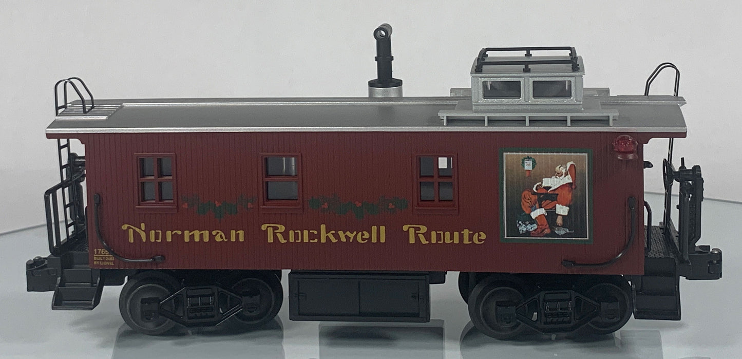 LIONEL • STD O GAUGE • 2003 Norman Rockwell Illuminated Caboose 6-17657 • NEW OLD STOCK