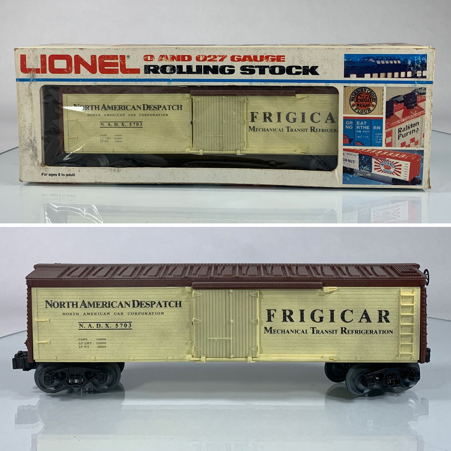 LIONEL • O GAUGE • 1981 North American Despatch Reefer 6-5703 • NEW OLD STOCK