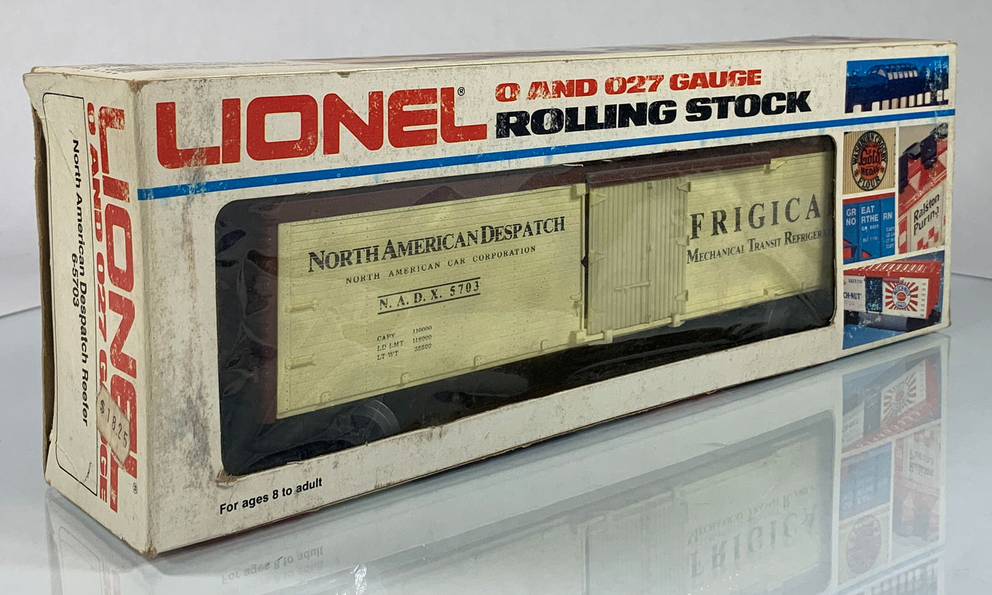 LIONEL • O GAUGE • 1981 North American Despatch Reefer 6-5703 • NEW OLD STOCK