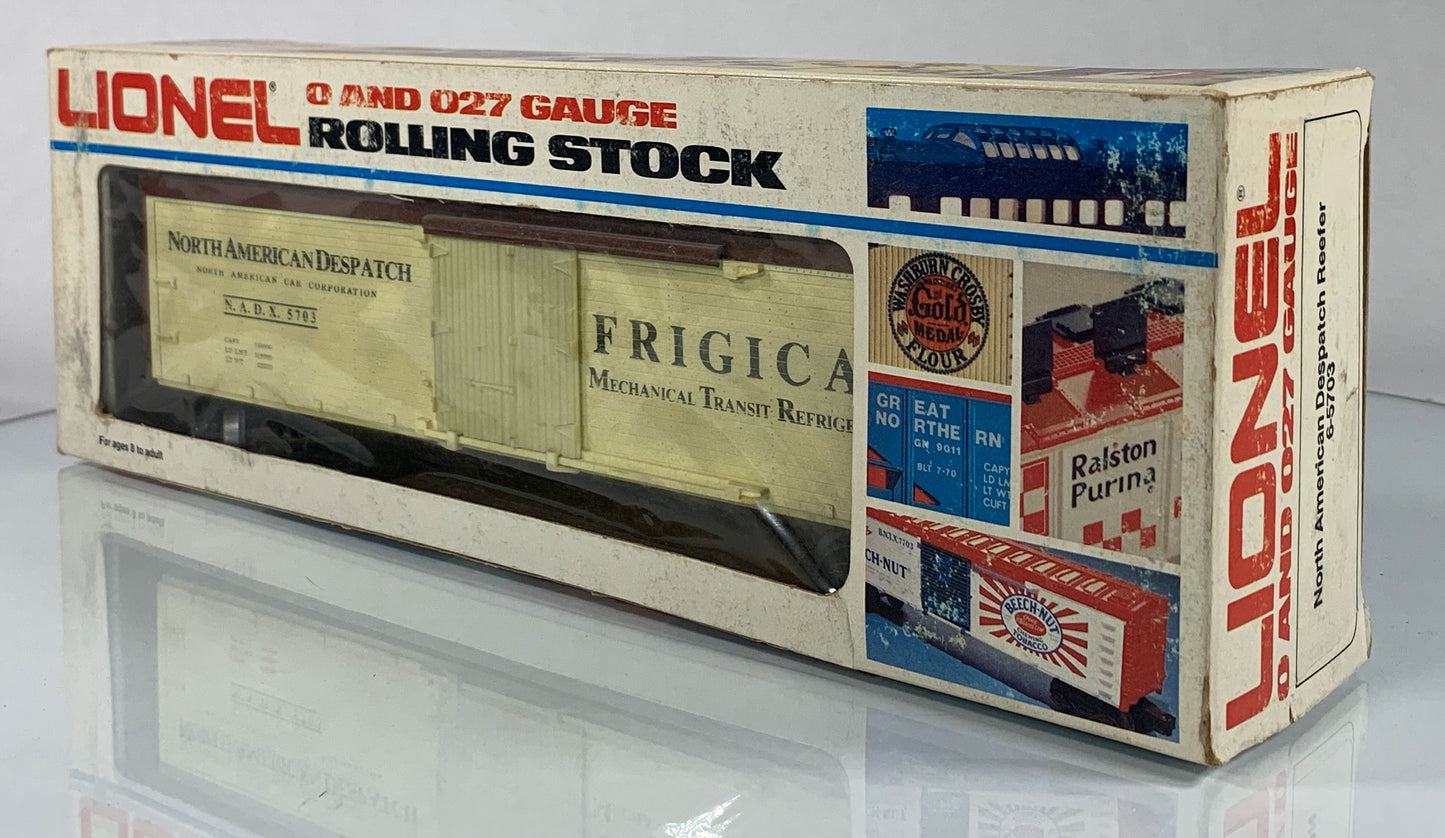 LIONEL • O GAUGE • 1981 North American Despatch Reefer 6-5703 • NEW OLD STOCK