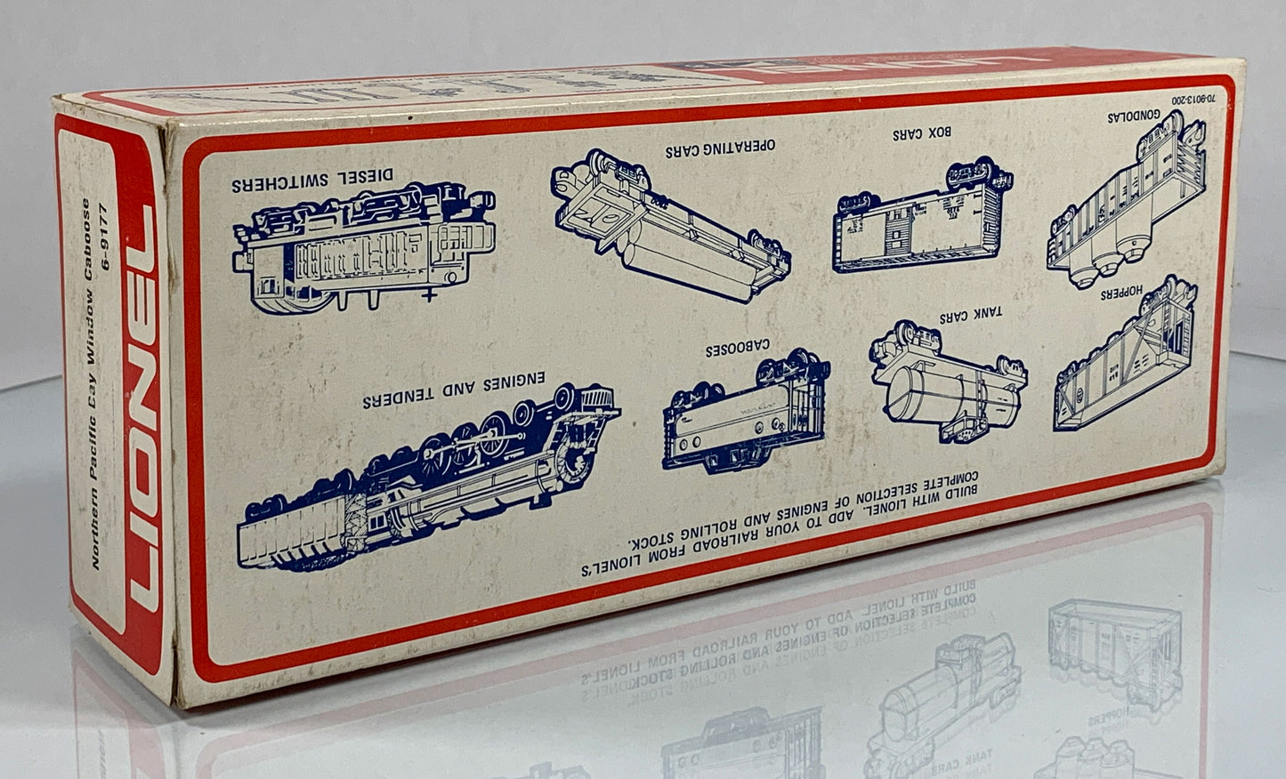 LIONEL • O GAUGE • 1976 Northern Pacific Bay Window Caboose 6-9177 • EX COND