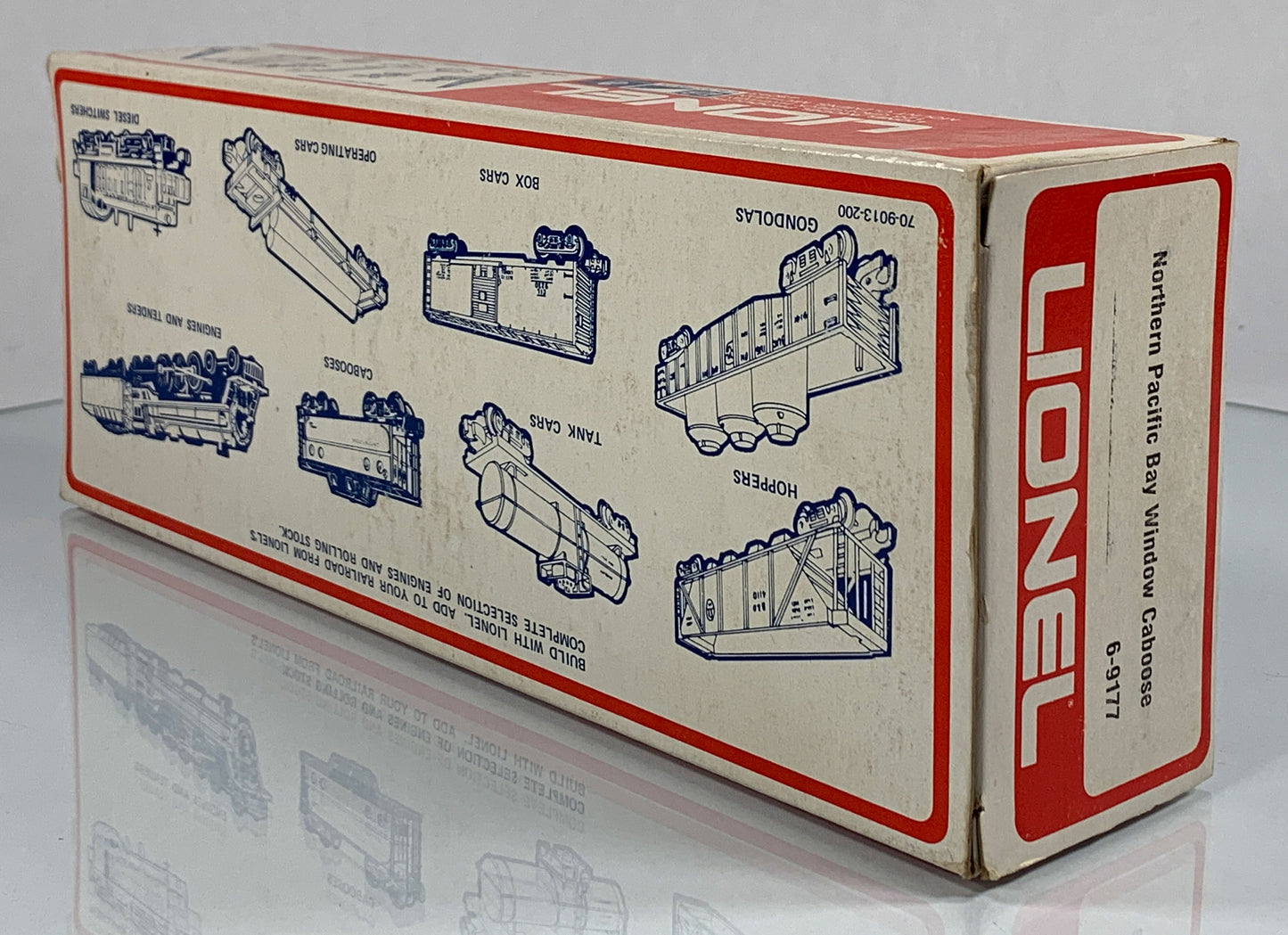 LIONEL • O GAUGE • 1976 Northern Pacific Bay Window Caboose 6-9177 • EX COND