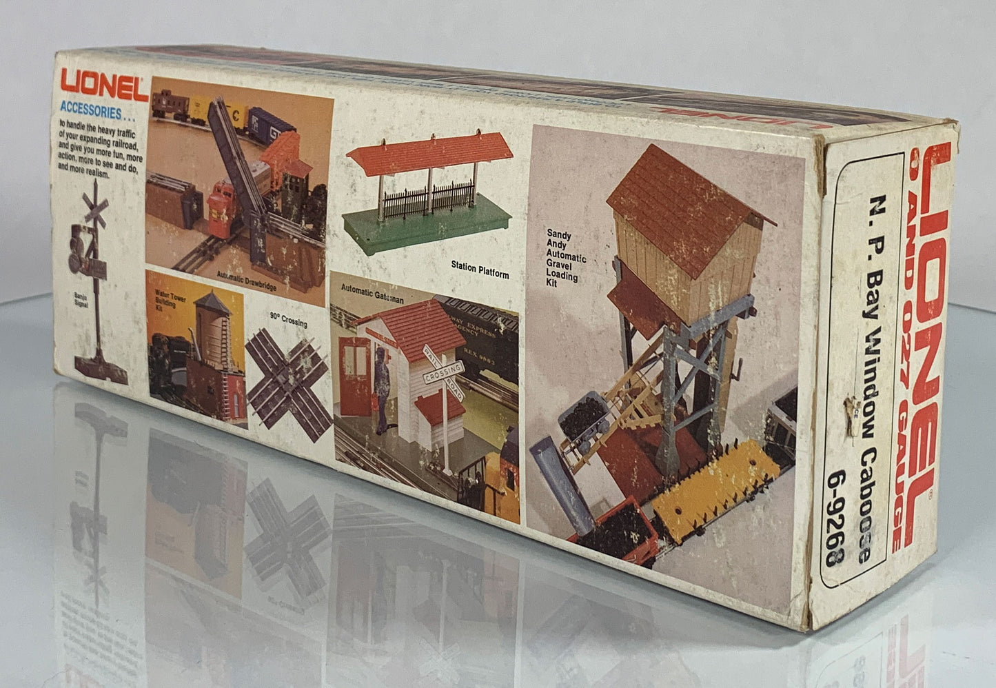 LIONEL • O GAUGE • 1977 Northern Pacific Bay Window Caboose 6-9268 • NEW OLD STOCK