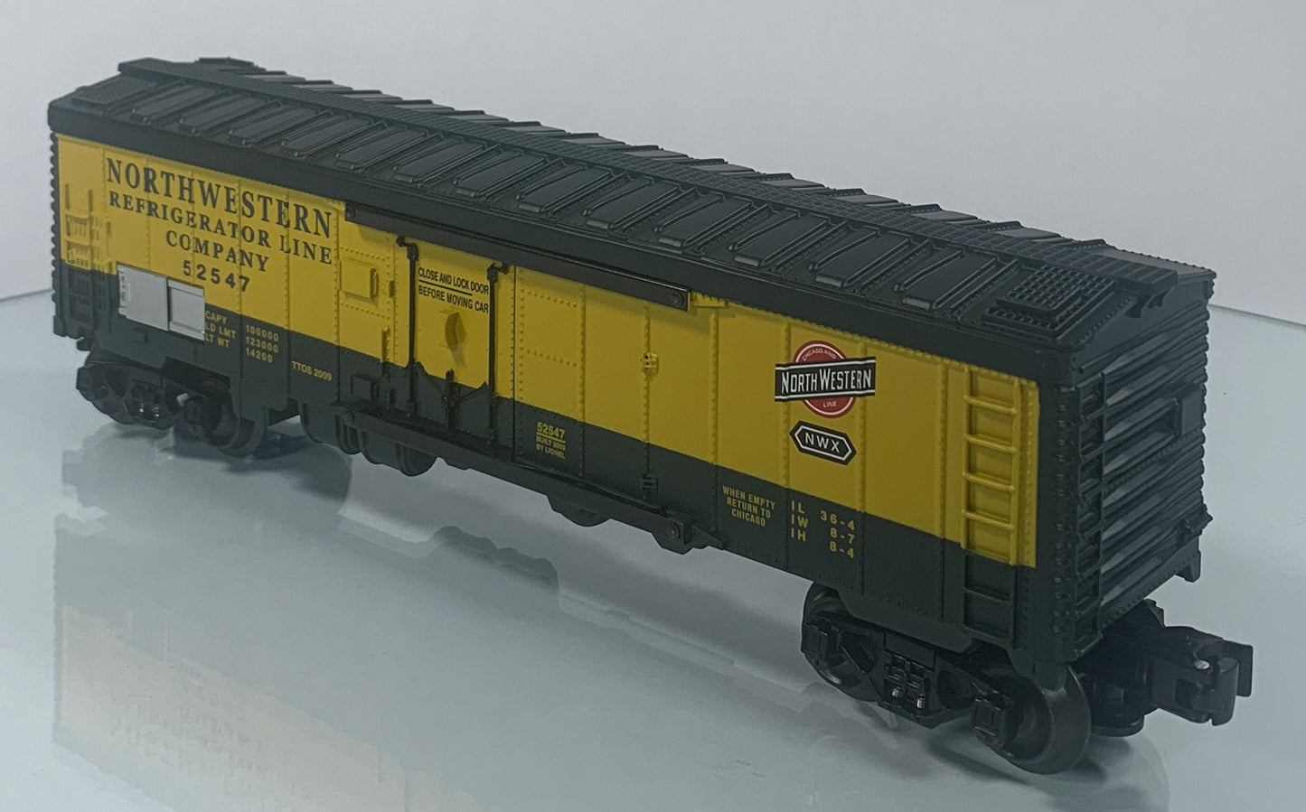 LIONEL • O GAUGE • TTOS 2009 Chicago & Northwestern Reefer 6-52547 • NEW OLD STOCK