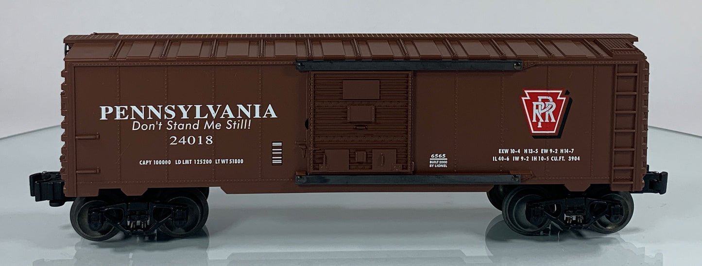 LIONEL • O GAUGE • 2000 Pennsylvania Boxcar 6-29295 • NEW OLD STOCK