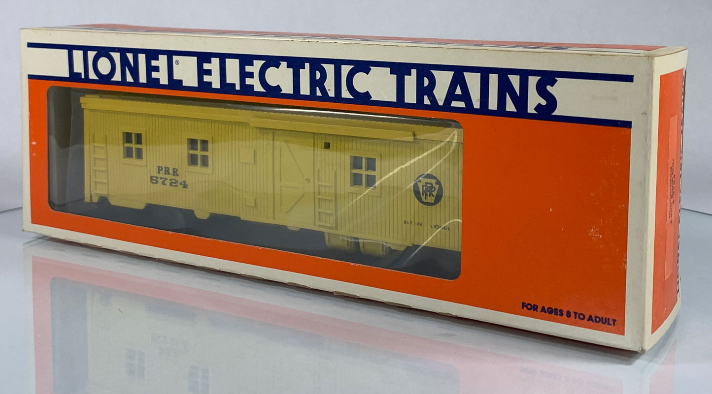 LIONEL • O GAUGE • 1984 Pennsylvania Illuminated Bunk Car 6-5724 • NEW OLD STOCK