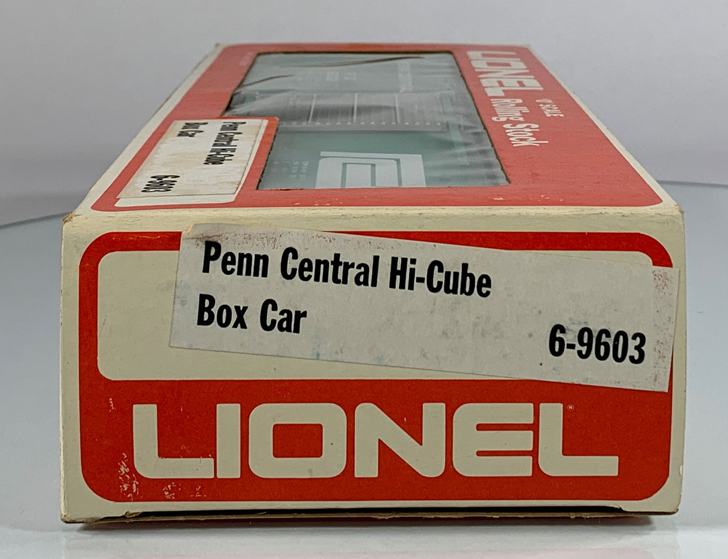 LIONEL • O GAUGE • 1976 Penn Central Hi-Cube Boxcar 6-9603 • EX COND • LNOS