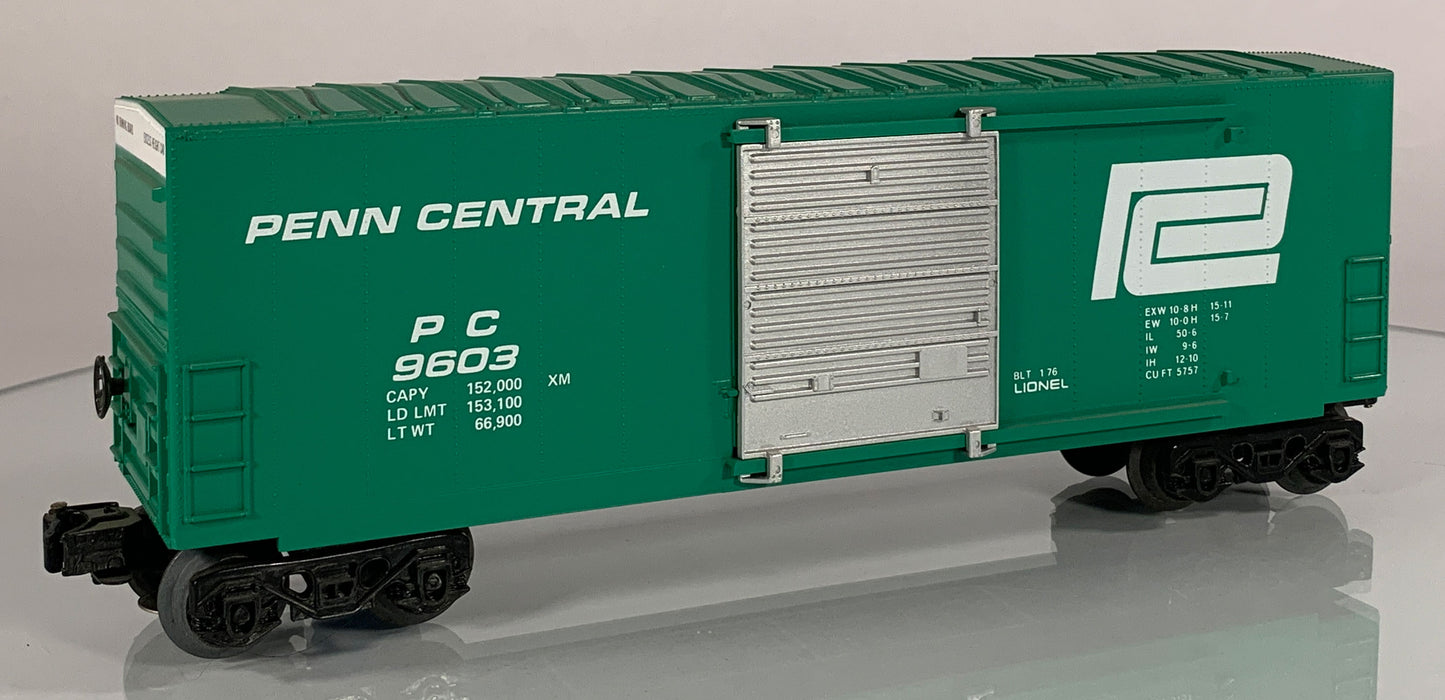 LIONEL • O GAUGE • 1976 Penn Central Hi-Cube Boxcar 6-9603 • EX COND • LNOS