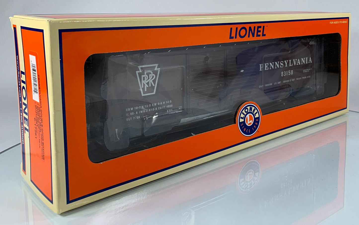 LIONEL • O GAUGE • 2004 Pennsylvania Double Door Boxcar 6-17281 • NEW OLD STOCK