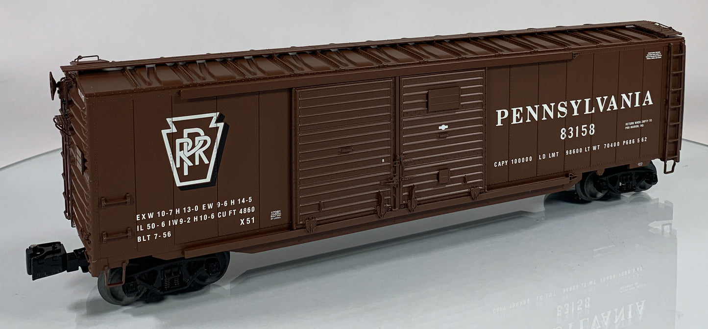 LIONEL • O GAUGE • 2004 Pennsylvania Double Door Boxcar 6-17281 • NEW OLD STOCK