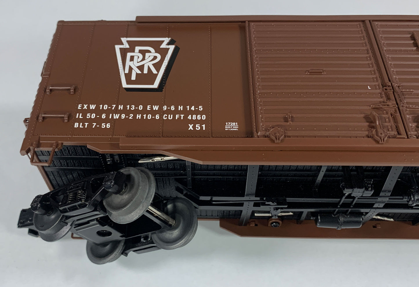 LIONEL • O GAUGE • 2004 Pennsylvania Double Door Boxcar 6-17281 • NEW OLD STOCK