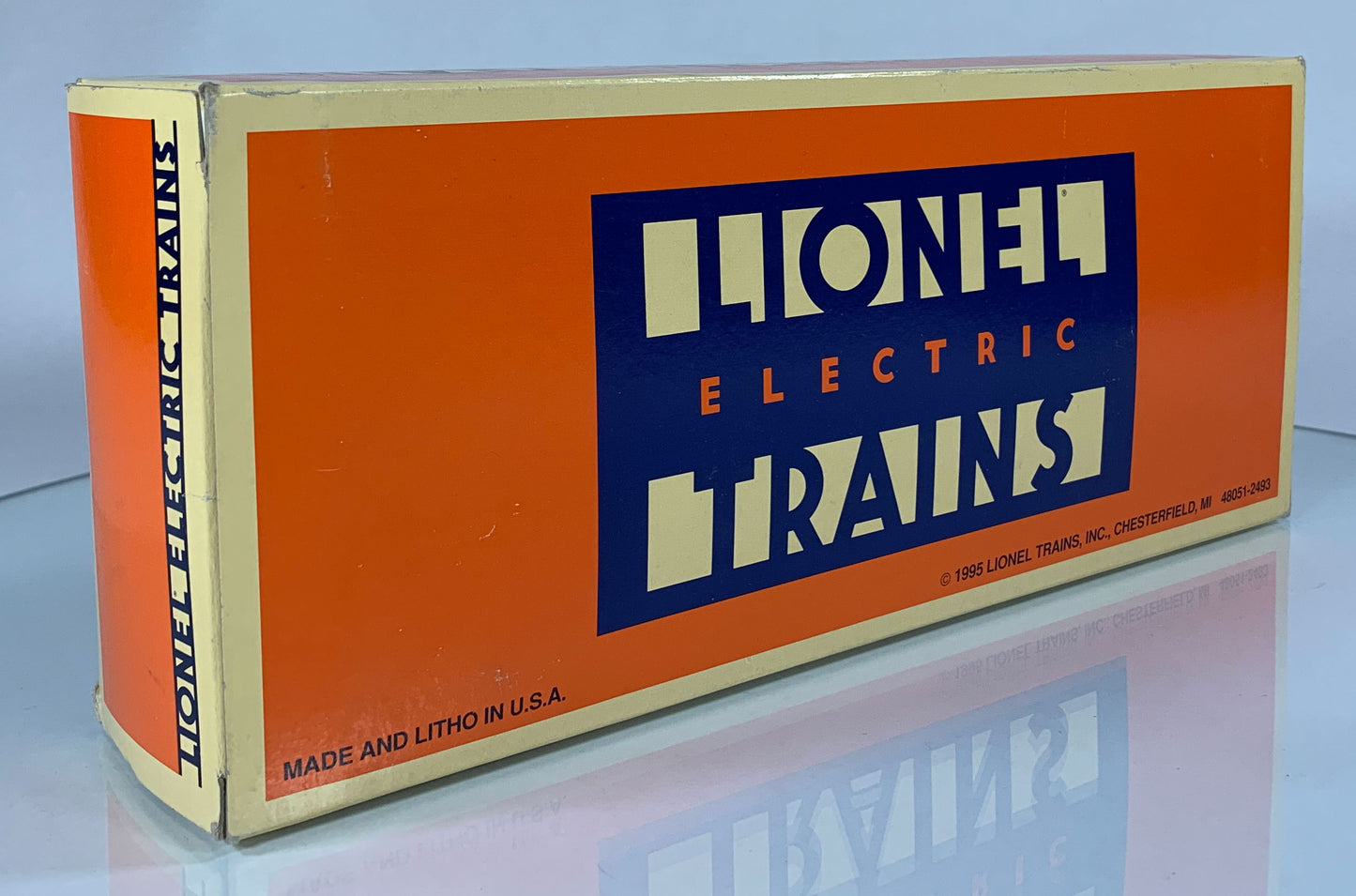 LIONEL • O GAUGE • 1995 Pennsylvania Flatcar w Ertl Grader 6-16934 • NEW OLD STOCK