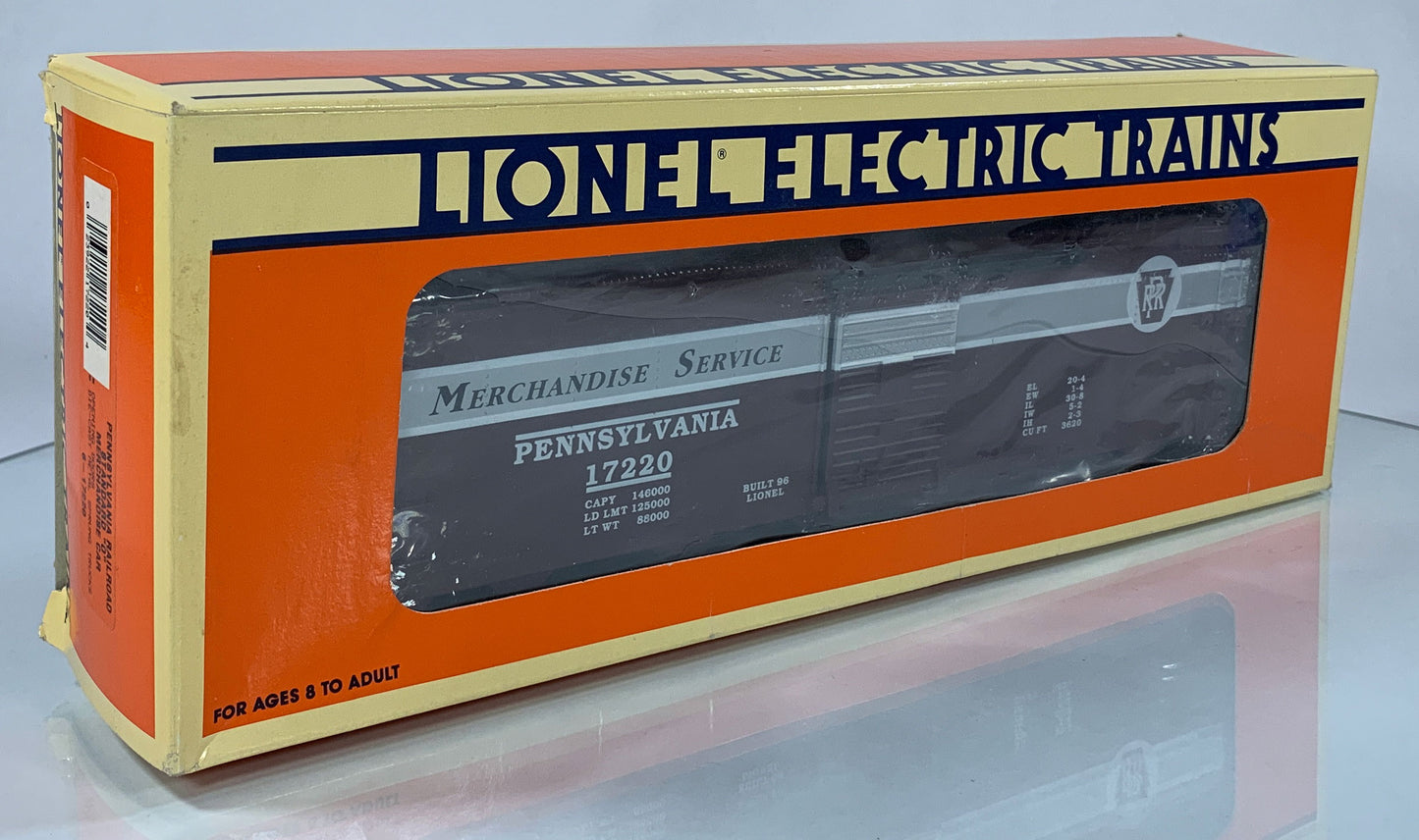 LIONEL • STD O GAUGE • 1996 Pennsylvania Merchandise 6-17220 • NEW OLD STOCK