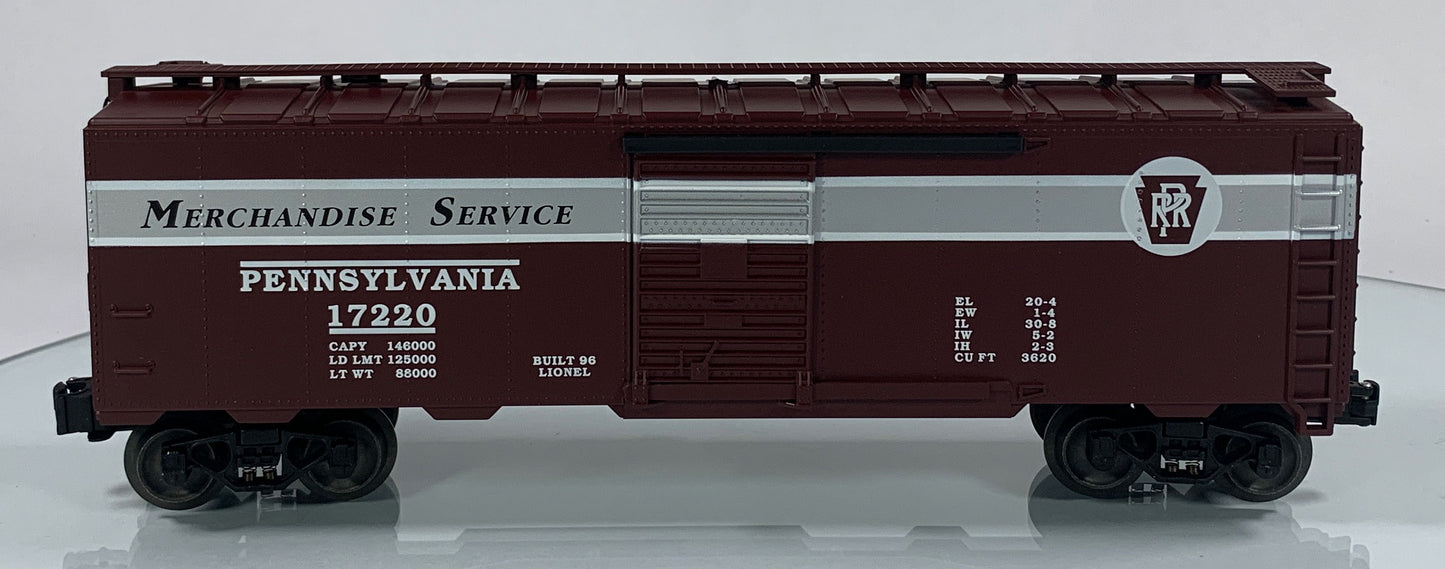 LIONEL • STD O GAUGE • 1996 Pennsylvania Merchandise 6-17220 • NEW OLD STOCK
