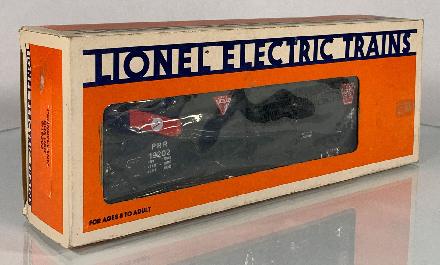 LIONEL • O GAUGE • 1987 Pennsylvania Boxcar 6-19202 • NEW OLD STOCK