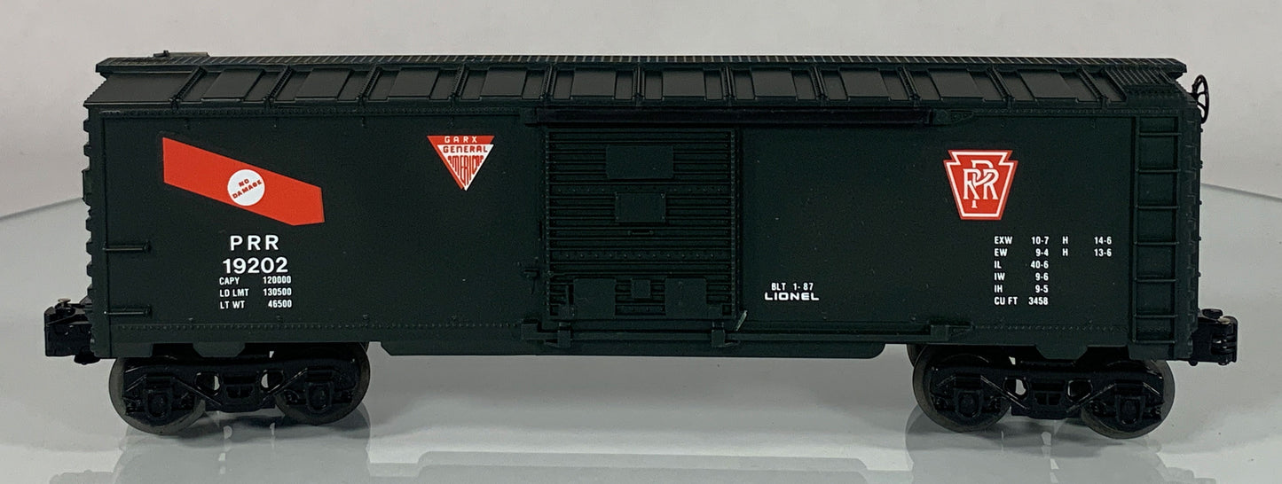 LIONEL • O GAUGE • 1987 Pennsylvania Boxcar 6-19202 • NEW OLD STOCK