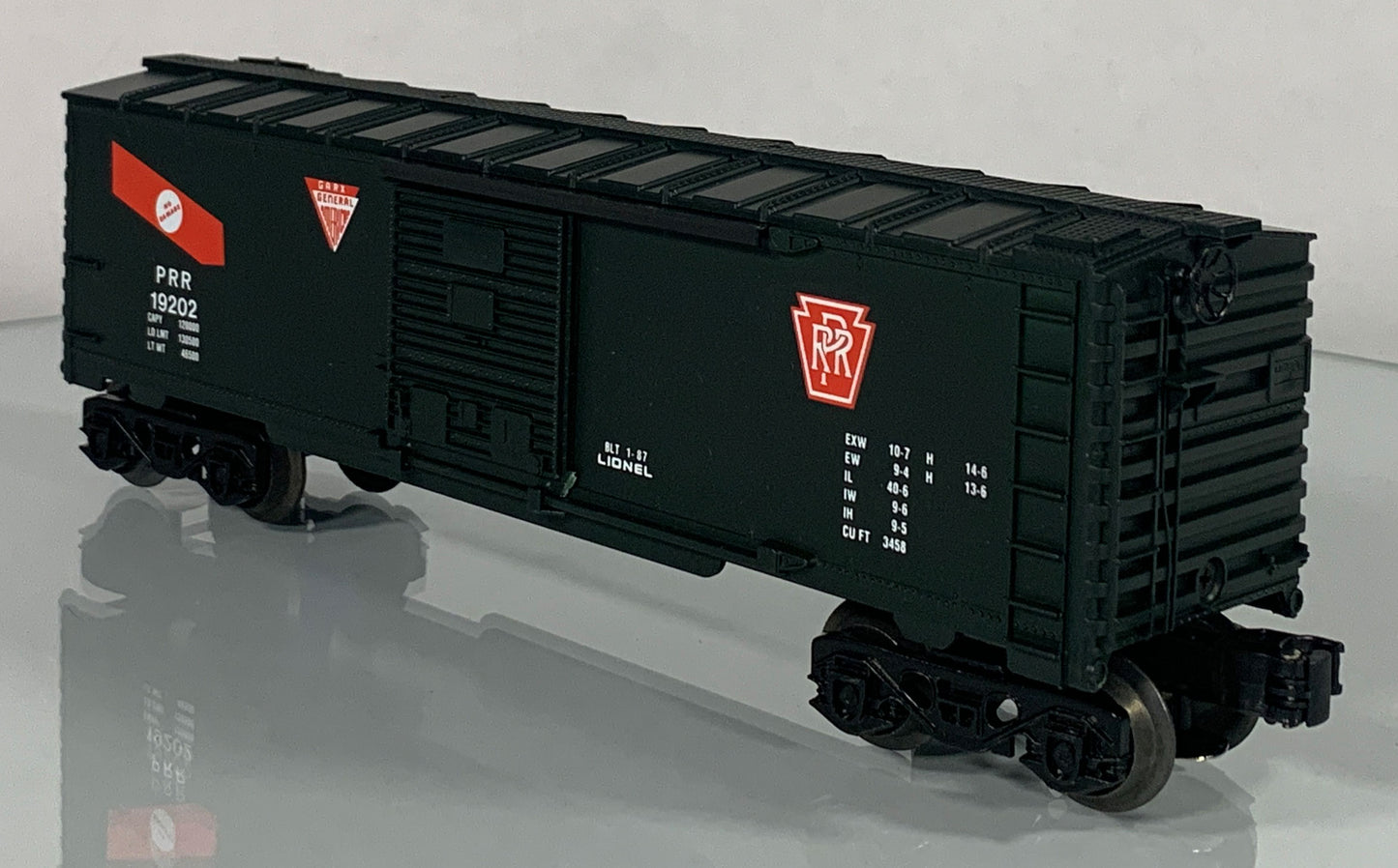 LIONEL • O GAUGE • 1987 Pennsylvania Boxcar 6-19202 • NEW OLD STOCK