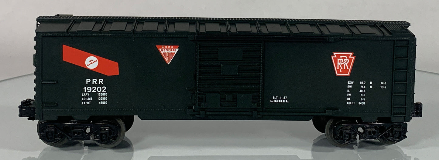 LIONEL • O GAUGE • 1987 Pennsylvania Boxcar 6-19202 • NEW OLD STOCK