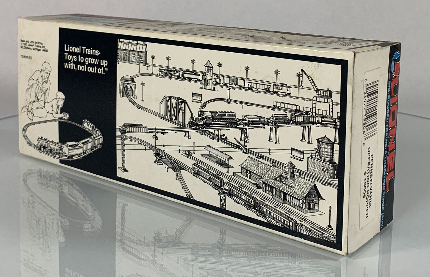 LIONEL • O GAUGE • 1988 Pennsylvania Operating Hopper 6-19806 • NEW OLD STOCK