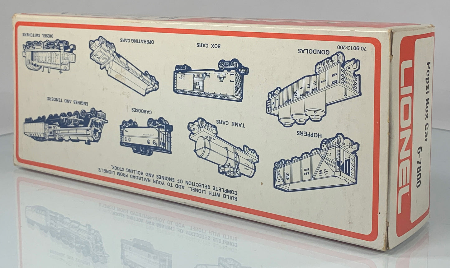 LIONEL • O GAUGE • 1976 Pepsi Boxcar 6-7800 • EX COND