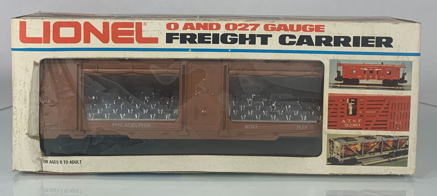 LIONEL • O GAUGE • 1982 Philadelphia Mint Car 6-7517 • NEW OLD STOCK