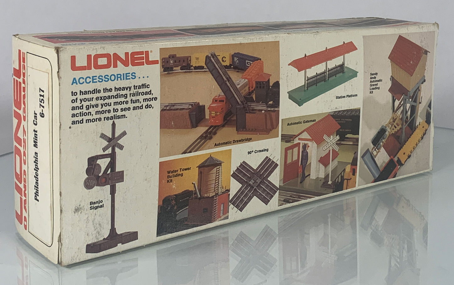 LIONEL • O GAUGE • 1982 Philadelphia Mint Car 6-7517 • NEW OLD STOCK