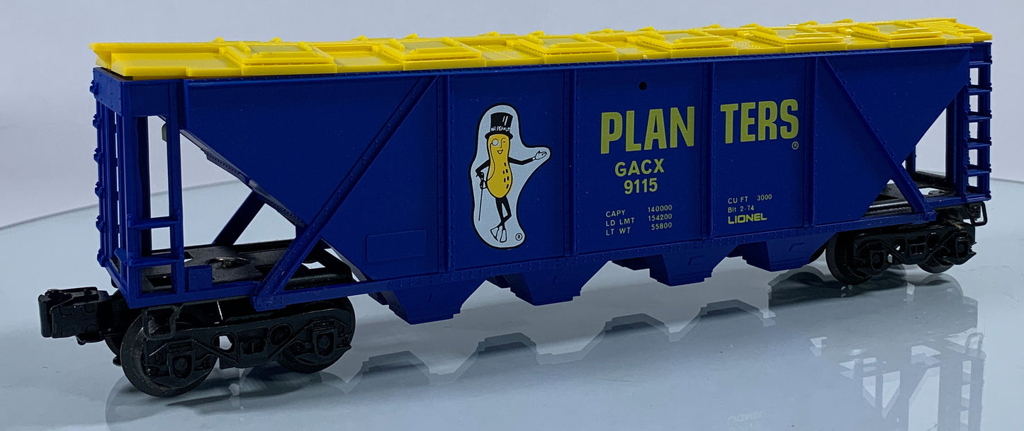 LIONEL • O GAUGE • 1974 Planters Billboard Hopper 6-9115 • NEW OLD STOCK