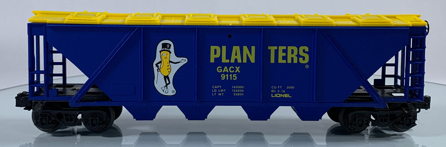 LIONEL • O GAUGE • 1974 Planters Billboard Hopper 6-9115 • NEW OLD STOCK