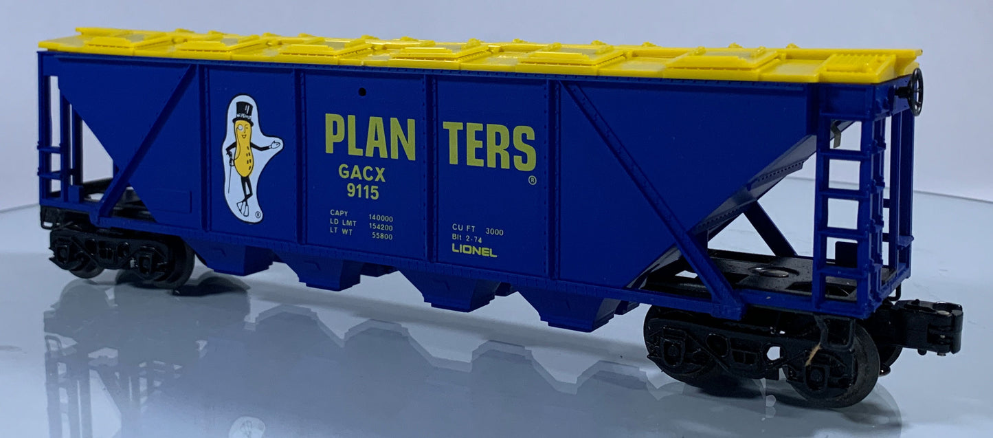 LIONEL • O GAUGE • 1974 Planters Billboard Hopper 6-9115 • NEW OLD STOCK