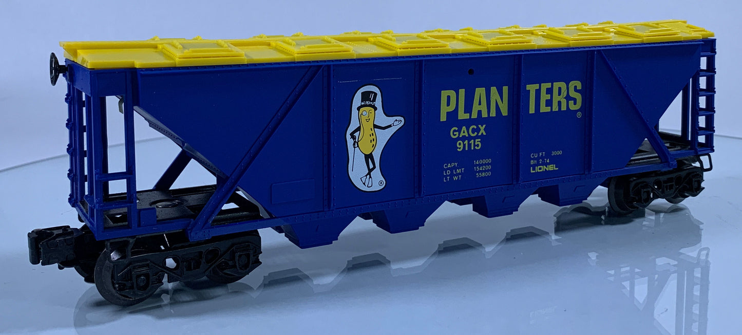LIONEL • O GAUGE • 1974 Planters Billboard Hopper 6-9115 • NEW OLD STOCK