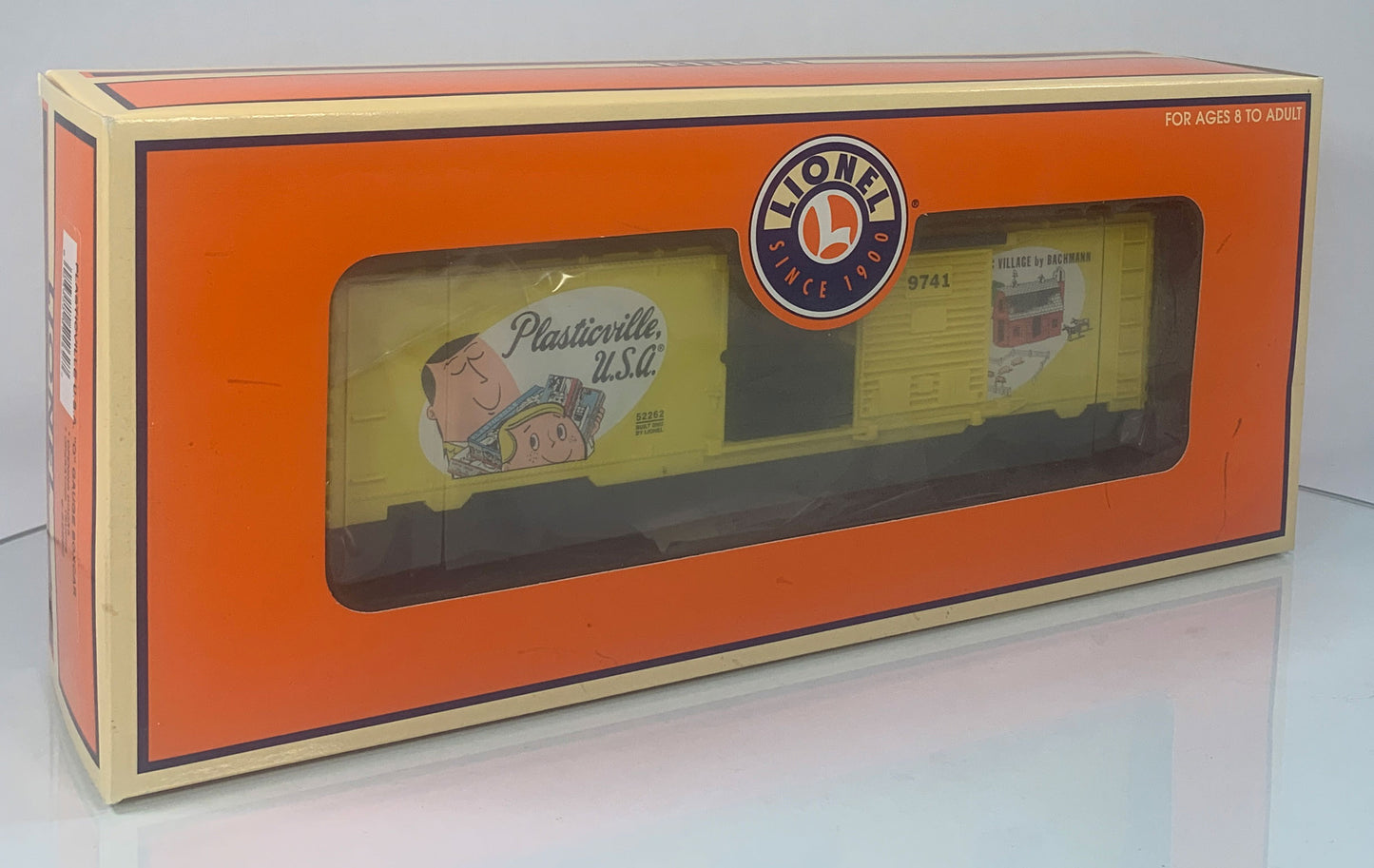 LIONEL • O GAUGE • 2002 Plasticville U.S.A. Boxcar 6-52262 • NEW OLD STOCK