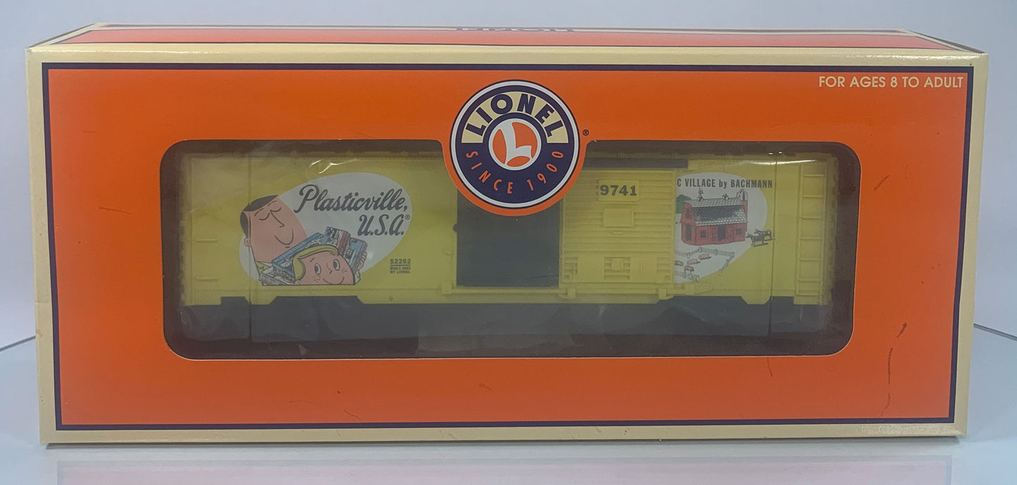 LIONEL • O GAUGE • 2002 Plasticville U.S.A. Boxcar 6-52262 • NEW OLD STOCK